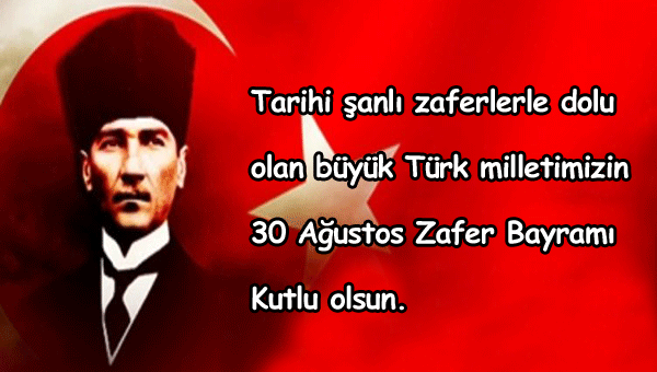 30 Ağustos Zafer Bayramı Mesajları