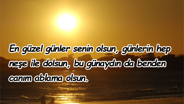 Ablaya Günaydın Mesajları