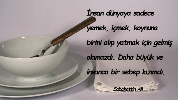 Yemek İle İlgili Güzel Sözler
