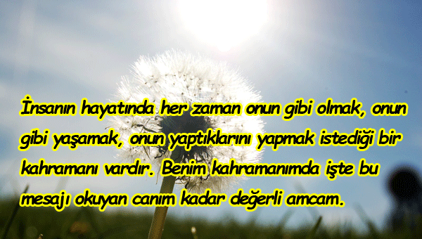 Amcaya Güzel Sözler