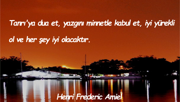 Henri Frederic Amiel Sözleri