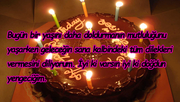 Yengeye Doğum Günü Mesajları