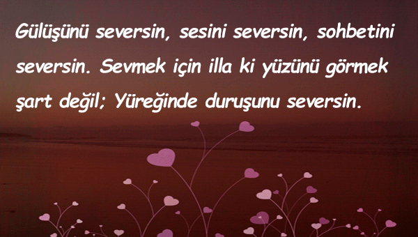Sevgiliyi Mutlu Edecek Sözler