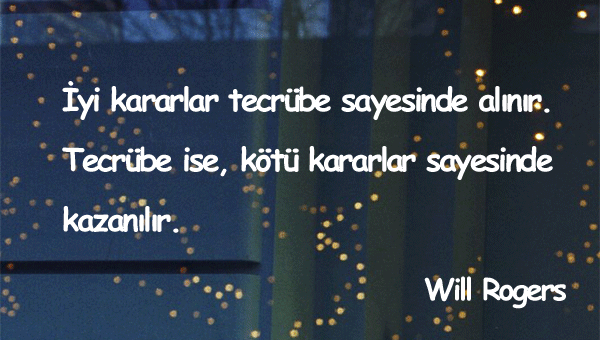 Yanlış Karar Sözleri