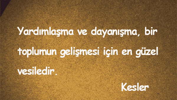 Dayanışma İle İlgili Sözler