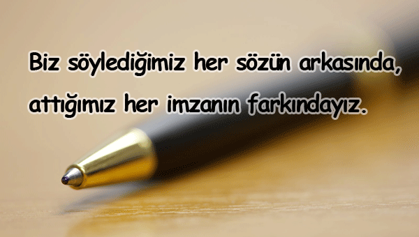 İmza İle İlgili Sözler