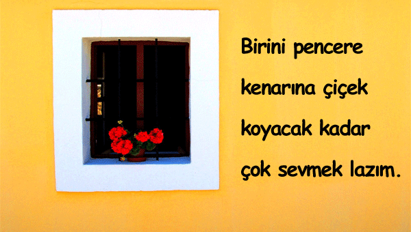 Pencere İle İlgili Sözler