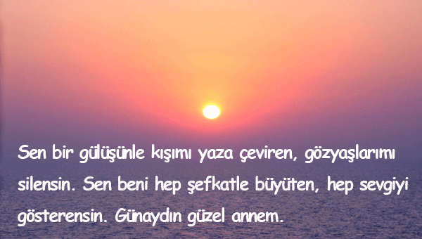 Anneye Günaydın Mesajları