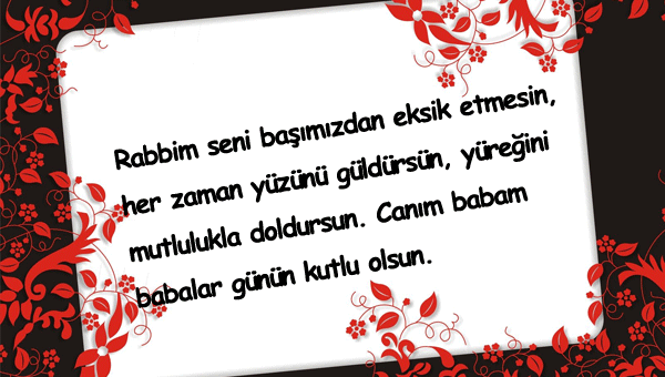 Babalar Günü Sözleri