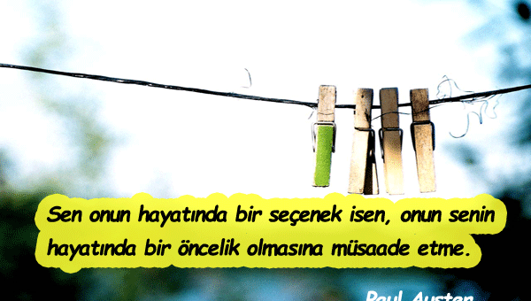 Öncelik İle İlgili Sözler