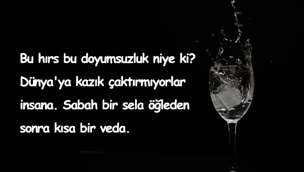 Doyumsuzluk İle İlgili Sözler