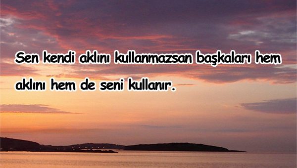 Kullanılmakla İlgili Sözler