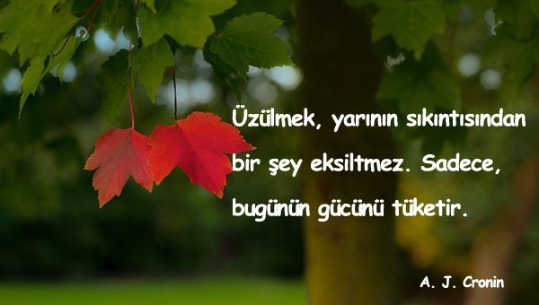Üzülmek İle İlgili Sözler