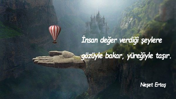 değer ile ilgili sözler