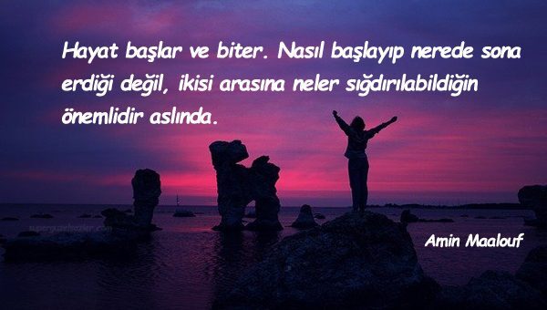 Hayat İle İlgili Sözler