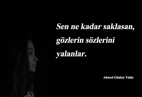 Ahmed Günbay Yıldız Sözleri