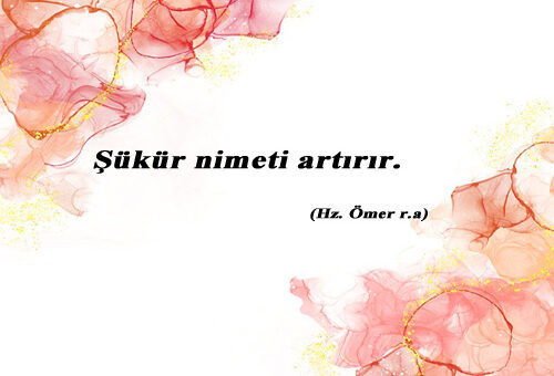 Şükür İle İlgili Sözler
