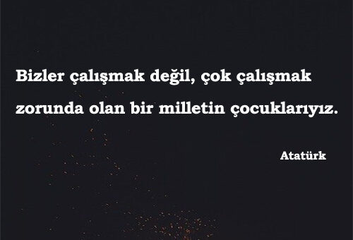 Çalışmanın Önemi İle İlgili Sözler