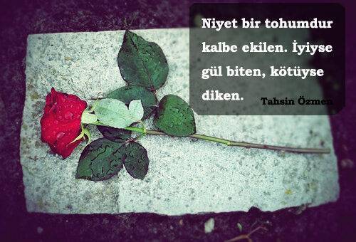Niyet İle ilgili güzel Sözler
