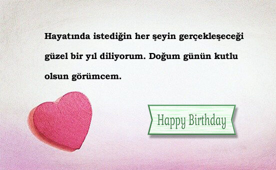 Görümceye Doğum Günü Mesajları