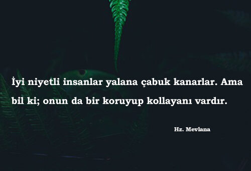 İyi Niyetle İlgili Sözler