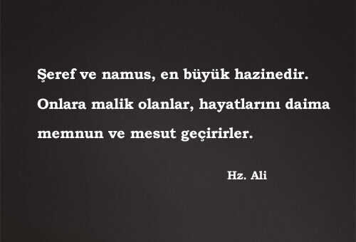 Namus Sözleri