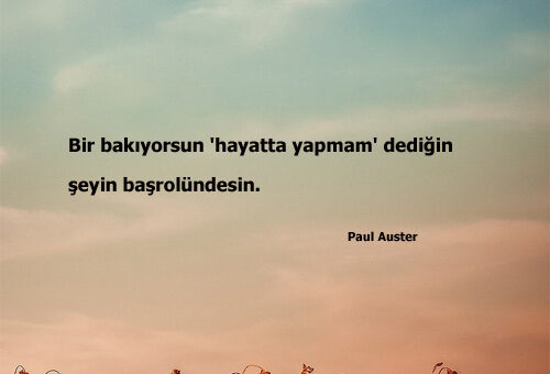 Paul Auster Sözleri