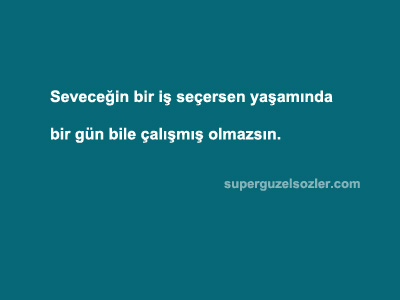 İş Sözleri Etkileyici