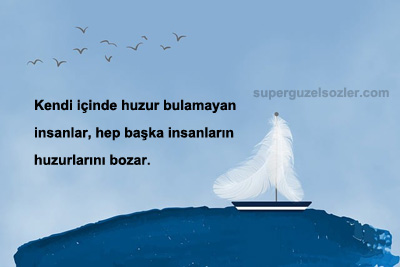 Anlamlı Huzur Dolu Sözler