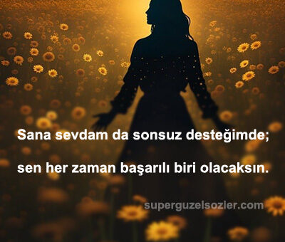 Sevgiliye Destek Veren Mesajlar