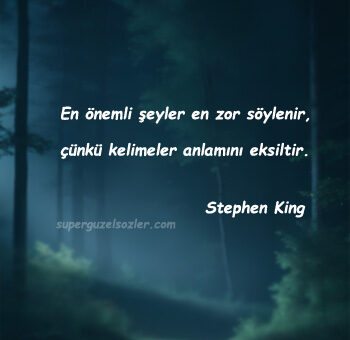 Stephen King Sözleri Kısa