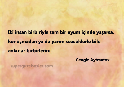 Cengiz Aytmatov En Güzel Sözleri