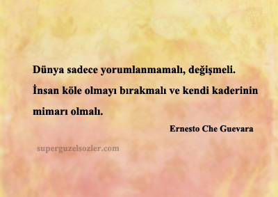 Ernesto Che Guevara En Güzel Sözleri