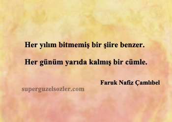 Faruk Nafiz Çamlıbel Sözleri Kısa