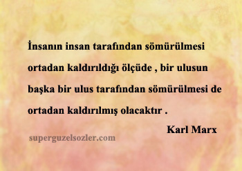 Karl Marx Sözleri Kısa