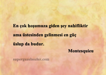 Montesquieu Sözleri Kısa