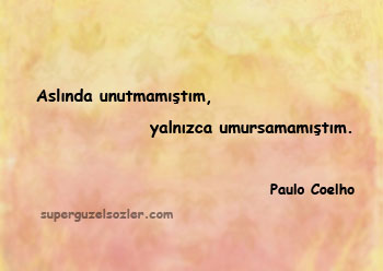 Paulo Coelho Sözleri Anlamlı