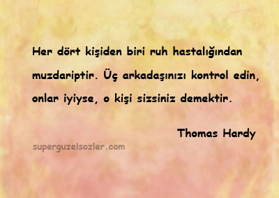 Thomas Hardy Sözleri Özlü