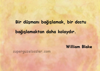 William Blake Sözleri Anlamlı
