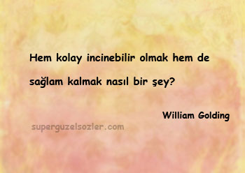 William Golding Sözleri Kısa