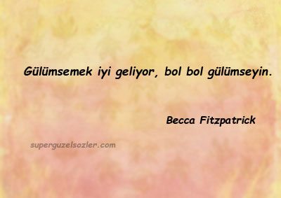 Becca Fitzpatrick En Güzel Sözleri