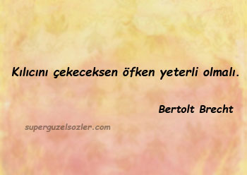 Bertolt Brecht Sözleri Özlü