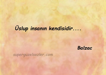 Balzac Sözleri Özlü