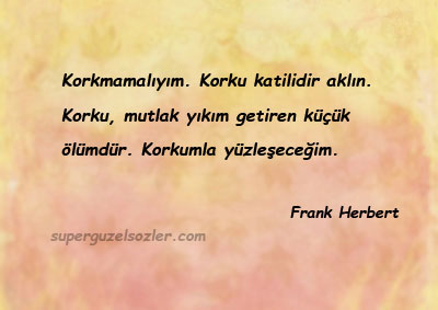 Frank Herbert Sözleri Anlamlı
